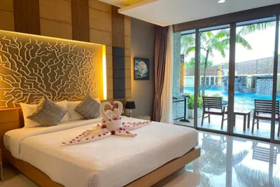 Deluxe tweepersoonskamer met toegang tot het zwembad — Aqua Resort Phuket - Near Beach and Chalong Pier