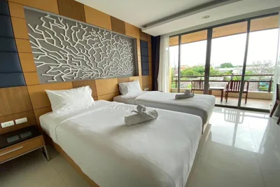 Deluxe kamer met twee aparte bedden — Aqua Resort Phuket - Near Beach and Chalong Pier
